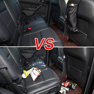 Bolsa de almacenamiento multiusos para el respaldo del asiento del coche, bolsa de basura para coche, cubo de basura plegable para coche con LOGO - Product Image 5