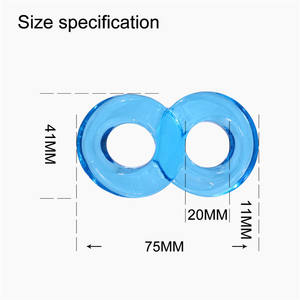 Medische Kwaliteit Tpe Penis Ring Gestroomlijnd En Comfortabel Voor Mannen Eikel - Product Image 2