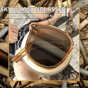 Gafas de Sol Cuadradas de Gran Tamaño, Plegables, con Protección UV400, Montura Completa de PC, Multicolores, Modernas, Unisex - Product Image 2