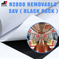 Rouleau de PVC imprimable auto-adhésif amovible brillant mat blanc pour impression éco-solvant 1,27 m 100 microns 140 g/m²