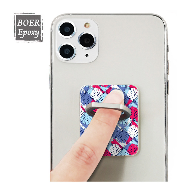 Aikusu Source Manufacturers New Trending Finger Grip Phone Grip Holder Acrylic Custom Phone Finger Grip