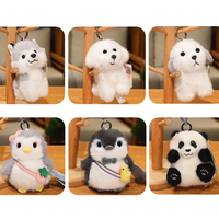 Gantungan Kunci Boneka Penguin Lucu 3D Custom, Rantai Gantungan Kunci dengan Pengait Hati, Mainan Boneka Penguin Imut, Gantungan Kunci Wisuda, Grosir Mainan Hadiah