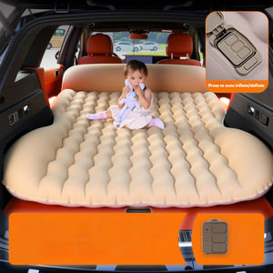 Lit à air pour voiture Lit de voyage gonflé pour voiture <span class=keywords><strong>Matelas</strong></span> universel pour siège arrière Coussin pour tapis de camping extérieur - Product Image 1