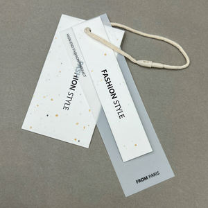 Etiquetas de Precio Personalizadas de Lujo con Logotipo de Marca Impreso para Ropa, Bolsas, Zapatos, Etiquetas de Papel, Venta al por Mayor Directa de Fábrica, Servicio de Diseño Gratuito - Product Image 4