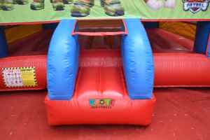 Carattere di vendita calda commerciale zampa il cane di pattuglia castello gonfiabile gonfiabile casa gonfiabile con cerchio per il noleggio del partito - Product Image 5