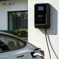 OEM baru plastik EV Wallbox penutup 7kw 11kw 22kw stasiun pengisian dengan antarmuka GB standar dudukan dinding kandang pengisi daya