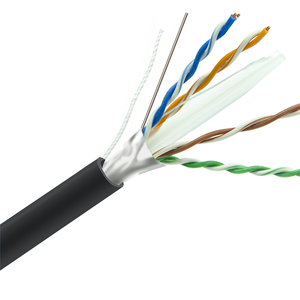 305M 1000ft في الهواء الطلق جيلي شغل utp ftp القط 6 المدرعة cat6 كابل شبكة محلية - Product Image 1