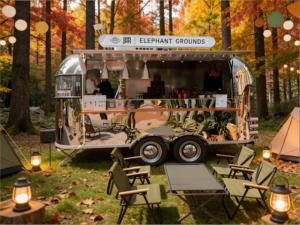 Remorque alimentaire tout confort avec gril et friteuse intégrés pour le service petit-déjeuner et déjeuner dans les parcs industriels et sur les chantiers - Product Image 2