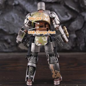 Zd Toys <span class=keywords><strong>Action</strong></span> <span class=keywords><strong>Figure</strong></span> di Iron Man da 7 Pollici, Edizione 10° Anniversario <span class=keywords><strong>Marvel</strong></span> - Versione Luminosa - Con Luce nel Petto (LED MK1) Scala 1/10 - Product Image 2