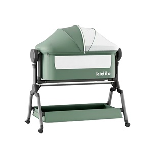 Cuna Multifuncional Plegable Kidilo con Mosquitero, Cuna de Viaje para Bebés Recién Nacidos, Cuna Eléctrica Automática BJJ-808 - Product Image 1