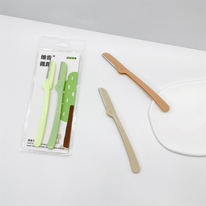 2 PCS Kit de rasoirs pour femmes Rasoir à sourcils <span class=keywords><strong>Tondeuse</strong></span> à sourcils Outil de rasage pour hommes filles - Product Image 4