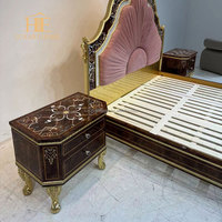 Klassisches Kingsize-Schlafzimmer-Set im Europäischen Stil Bestseller Königliches Luxus-Schlafzimmermöbel Hochzeitsbett