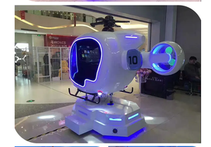 <span class=keywords><strong>Jeu</strong></span> d'avion de réalité virtuelle de simulateur d'avion d'<span class=keywords><strong>hélicoptère</strong></span> en bois 9D VR pour la maison de théâtre de jardin de parc d'aventure de centre de VR d'intérieur - Product Image 3