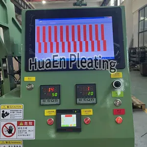 Hersteller Changzhou HuaEn Factory Flacher vertikaler Webstuhl HE-217-T Prinzessin Pleater Stoff Pleater Maschine Stoff Falten nähen