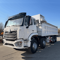 Camion à benne basculante Howo NX Hohan 12 roues 371/375 Diesel 10 roues 8x4 suspension à ressort à lames pour travaux miniers