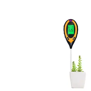 4 in 1 Soil PH Meter, Soil Tester Moisture Moisture Meter Light and PH Tester for Potted Plants Gardens