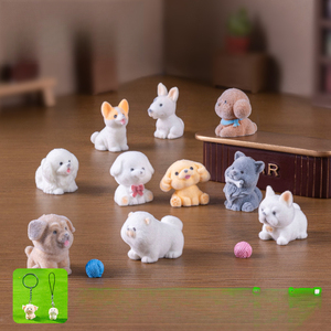 Figura de peluche Weij y adorable cachorro Corgi, pequeño llavero decorativo DIY, accesorio para colgar en la bolsa - Product Image 1