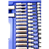 Outils - Jeu de douilles métriques 77 pièces - 3/8'' - Acier au chrome-vanadium - Garantie de 3 ans - Ensemble d'outils de réparation automobile
