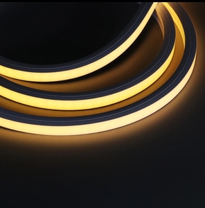 Kỳ nghỉ Chiếu Sáng Ngoài Trời 12V 24V 100x30mm <span class=keywords><strong>DMX</strong></span> 512 ws2811 Flat Top Neon <span class=keywords><strong>LED</strong></span> Strip Top uốn cong rgbic Bìa Neon Flex dây Ánh Sáng - Product Image 1