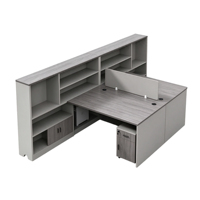 Nouveaux bureaux modulaires de type plaque, modernes et personnalisables, à hauteur réglable, pour postes de PDG et d'employés - Usage commercial