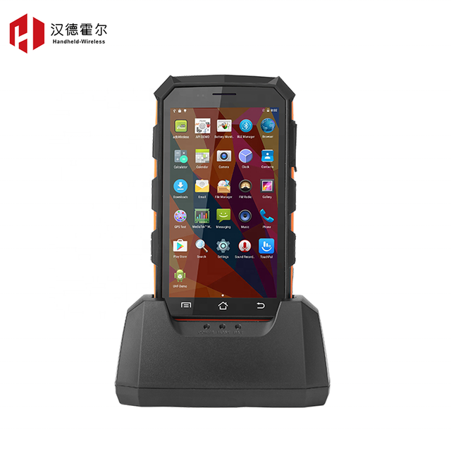 5.0 Inch Touchscreen C5000 Android 7 Built-in UHF Handheld PDA with 1D QR PDF Barcode Scanner Optional