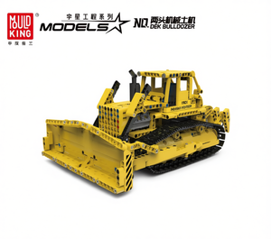 Kit de construction en plastique Mould King Decker Bulldozer modèle 970 pour les enfants de 8 à 13 ans, jouet de construction non assemblé - Product Image 1