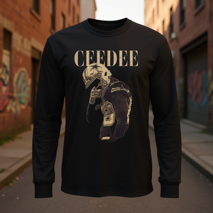 Camiseta de manga larga con gráfico vintage de los Cowboys de Ceedee, diseño retro estilo años 90 - Product Image 3