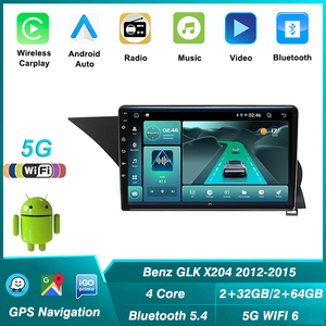 2 DIN <span class=keywords><strong>Android</strong></span> đài phát thanh xe cho MERCEDES BENZ GLK x204 2012-2015 Carplay GPS navigation đa phương tiện đầu đơn vị Video Player - Product Image 2