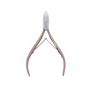 Coupe-cuticules professionnel en acier inoxydable à mâchoires courbées pour pédicure et nail art, personnalisable avec logo OEM - Product Image 1