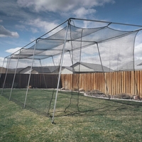 Filet de protection souple en maille plastique polyester avec service de découpe, séparateur de terrain intérieur pour la pratique sportive, cage de frappe de baseball