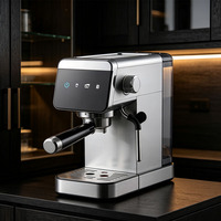 Machine à expresso semi-automatique Home Barista Color Touch 15 bars, pré-mélangeur de café pour Latte Art, boîtier en acier inoxydable
