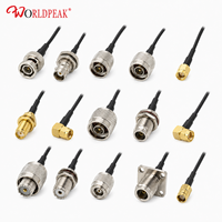 Cable Coaxial RG58 Personalizado de Fábrica con Conectores RF Múltiples SMA BNC N para Ensamblaje de Antena de Prueba de Radio GPS WiFi