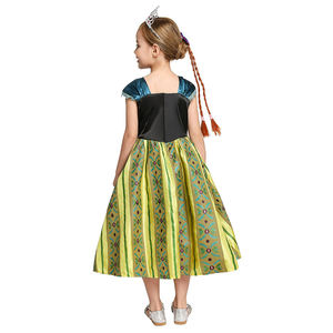 Disfraz de Princesa de Hielo de Dibujos Animados de <span class=keywords><strong>Anna</strong></span> y Elsa, Vestido de Lujo para Halloween, Disfraz de Carnaval para Niñas con Capa - Product Image 3