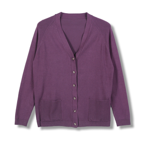 2026 <strong>UK</strong> HOT SELLING Custom Oem&amp; Odm Sweater Solid <strong>Long</strong> Spring V-Neck <strong>Cardigan</strong> <strong>Women</strong> - Product Image 5