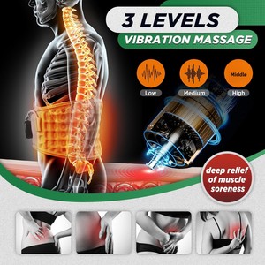 Cintura di Decompressione con Luce Rossa e Riscaldamento, Massaggiatore Lombare <span class=keywords><strong>Gonfiabile</strong></span>, Supporto Spinale per Uomo e <span class=keywords><strong>Donna</strong></span> - Product Image 3