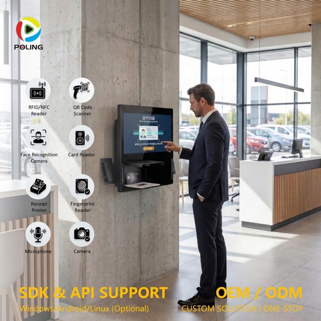 OEM ID Scanner Kiosk for ID Card Passport and Driver License Information Capture
