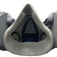 Masque anti-poussière industriel DP-6200 Construction minière rectifiant la protection contre les particules réutilisable léger respirant