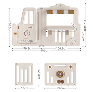 Mood automaticamente Pagar Anak gioco d'infanzia <span class=keywords><strong>8</strong></span> pareti recinzione bambini con giocattoli a forma di auto box - Product Image 6