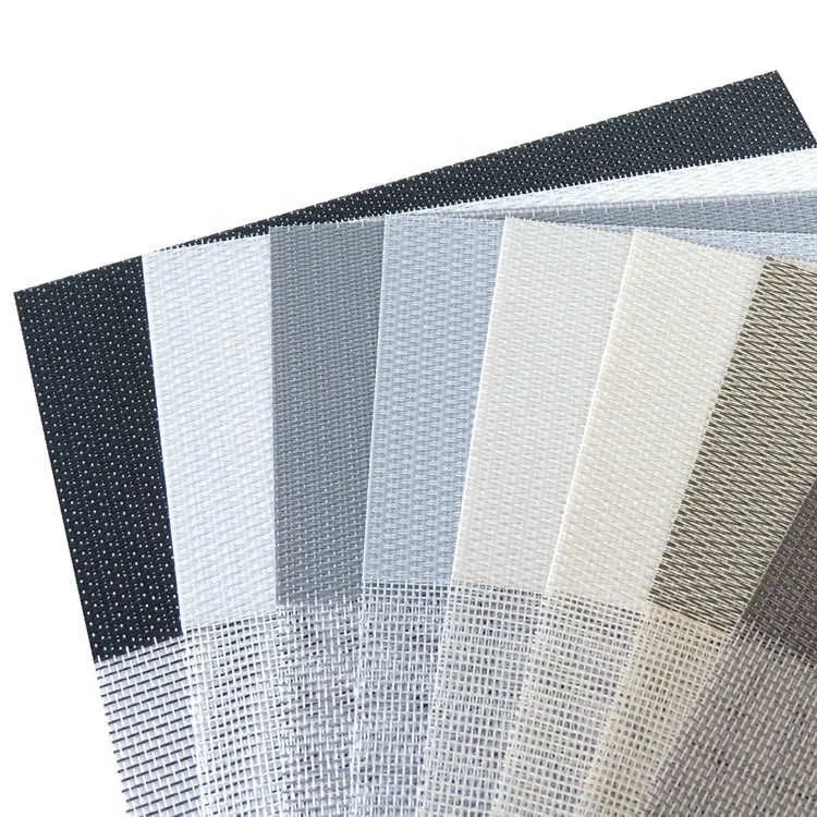 Hochwertige Fenster Tag und Nacht Textil Zebra Polster Jalousien Shades Soft Fabric Material Semi Blackout für Jalousien