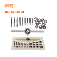 Jeu de 110 pièces de tarauds et filières métriques, clé à taraud, outils de réparation automobile manuels, outils à main, coffret d'outils pour mécanicien