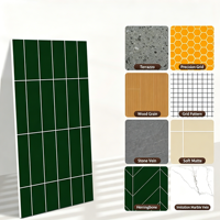 Panneau mural SPC moderne, imperméable, en marbre cristallin, pour une installation rapide dans la salle de bain, alternative aux carreaux pour la maison