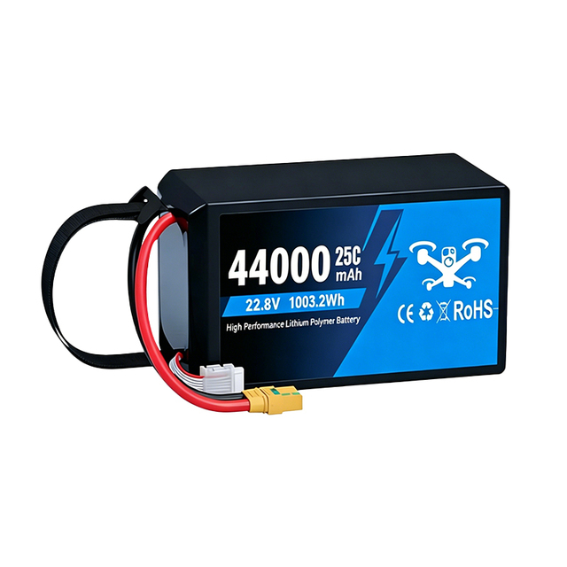 6s 22.8v 44000mAh 25C High-Performance LiPo Battery for UAV High Energy Density 6000/7500/10000/12000/16000/22000mAh