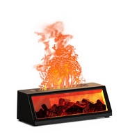 Diffuseur d'arômes de cheminée de bureau, nouveau, vente en gros d'usine, diffuseur de flamme commercial pour la maison, humidificateur à ultrasons, brume