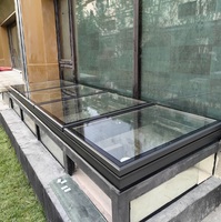 Skylight Atap Elektrik Modern Bermotor dengan Kontrol Jarak Jauh, Sensor Hujan, Kaca Ganda, Rangka Aluminium Alloy untuk Penggunaan Hunian