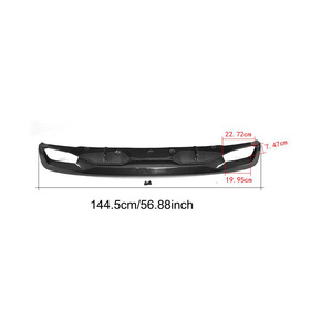 Difusor Trasero de Fibra de Carbono Pulido LANNER 2017-2018 para BMW Serie 5 G30 530i/540i (Instalación con Cinta Adhesiva/Tornillos) - Product Image 4
