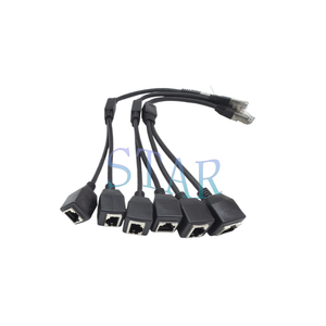 Adaptador Divisor 1 a 2, Cable de Alimentación RJ45 Doble Hembra, Arnés de Cables Personalizado - Product Image 3