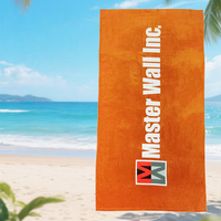 100% Cotton Striped Beach Towels with Customizable Logo Large Oversized Jacquard Design Quick Dry Swimming Pool Use Bag Included