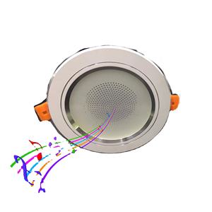 Alta calidad 4IN ronda RGB empotrada de cambio de Color de Control APP <span class=keywords><strong>altavoz</strong></span> LED Bombilla de música inteligente de la <span class=keywords><strong>Downlight</strong></span> - Product Image 2