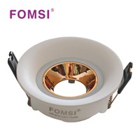 Support de Downlight Rond LED FOMSI Blanc Mat Noir MR16 Boîtier de Lampe LED GU10 Module LED MR16 Cadre de Spot LED