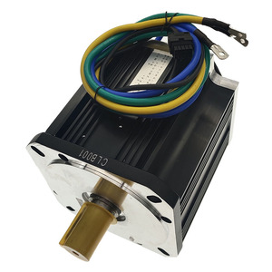 มอเตอร์เซอร์โว DC แบบไร้แปรงถ่านแม่เหล็กถาวร 48V 5000W 1500RPM 31.8Nm 260mm พร้อมเอนโค้ดเดอร์แบบ Absolute สำหรับเรือ - Product Image 4